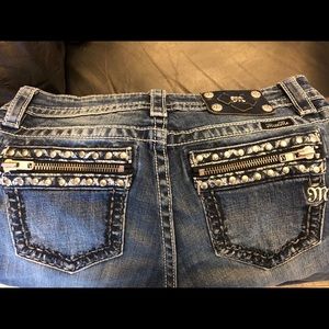 Miss Me Mid-Rise Boot Cut Jeans SZ 29 inseam 34
